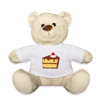 Gâteau - Nounours - blanc - Devant