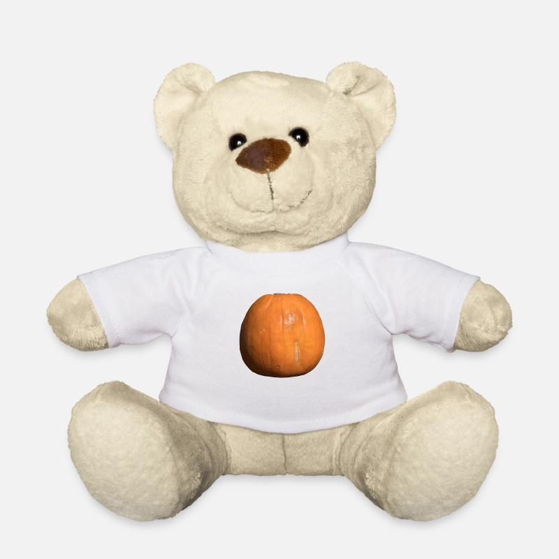Citrouille - Nounours - blanc