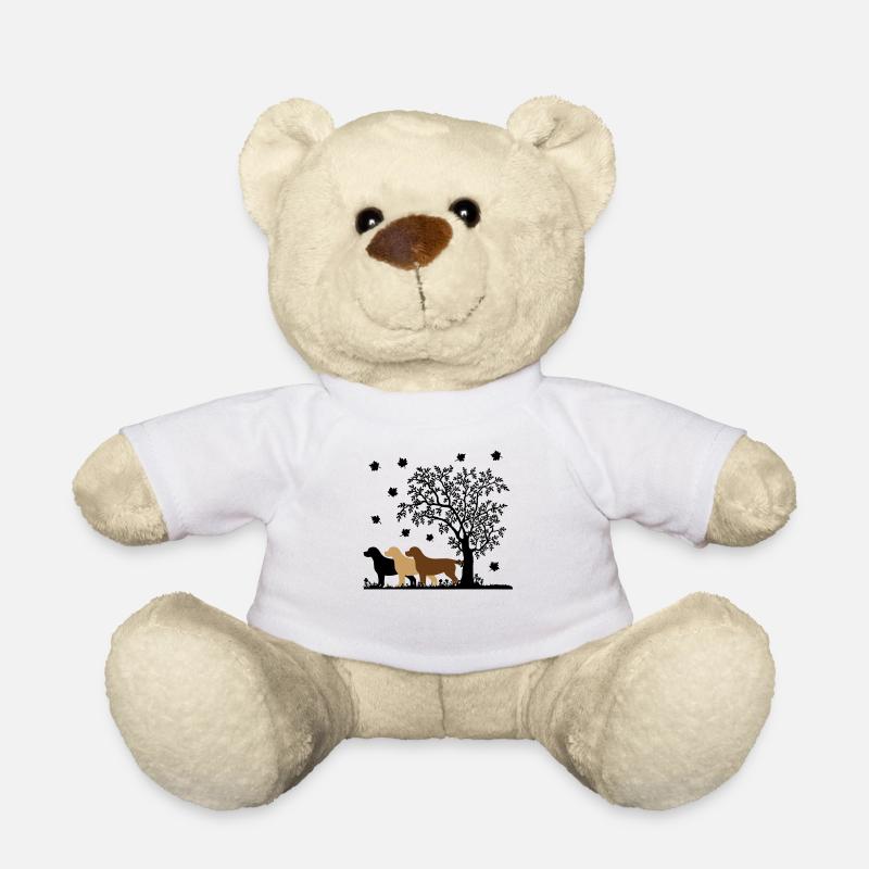 3 Labradore Herbst - Teddy - Weiß
