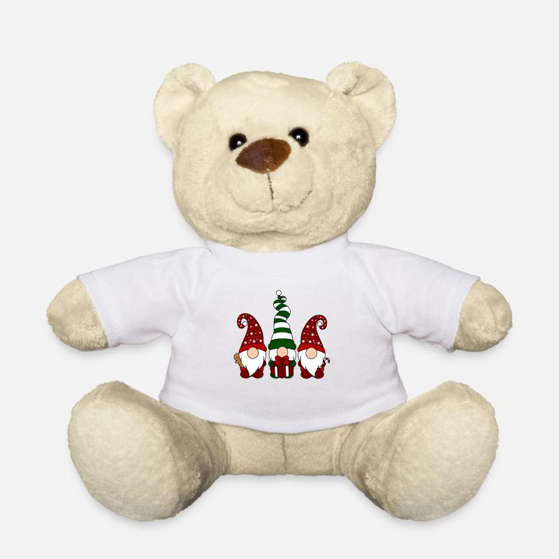 lutin de noël - Nounours - blanc