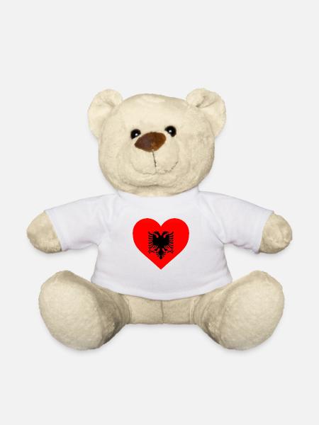 albanien - Teddy - Weiß