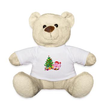 christmas advent christmas tree xmas christmas - Teddy Bear - white - Front