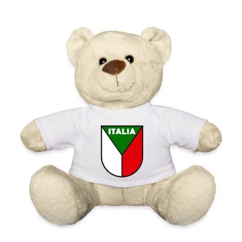 Italien Wappen - Teddy - Weiß - Vorne