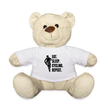 VTT Vélo Faire du vélo Tour à vélo Faire du vélo - Nounours - blanc - Devant