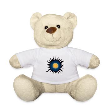 Sun Summer Watercolor Nature Beach Sky 05 - Teddy Bear - white - Front