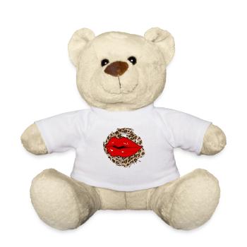 Lèvres de léopard - Nounours - blanc - Devant