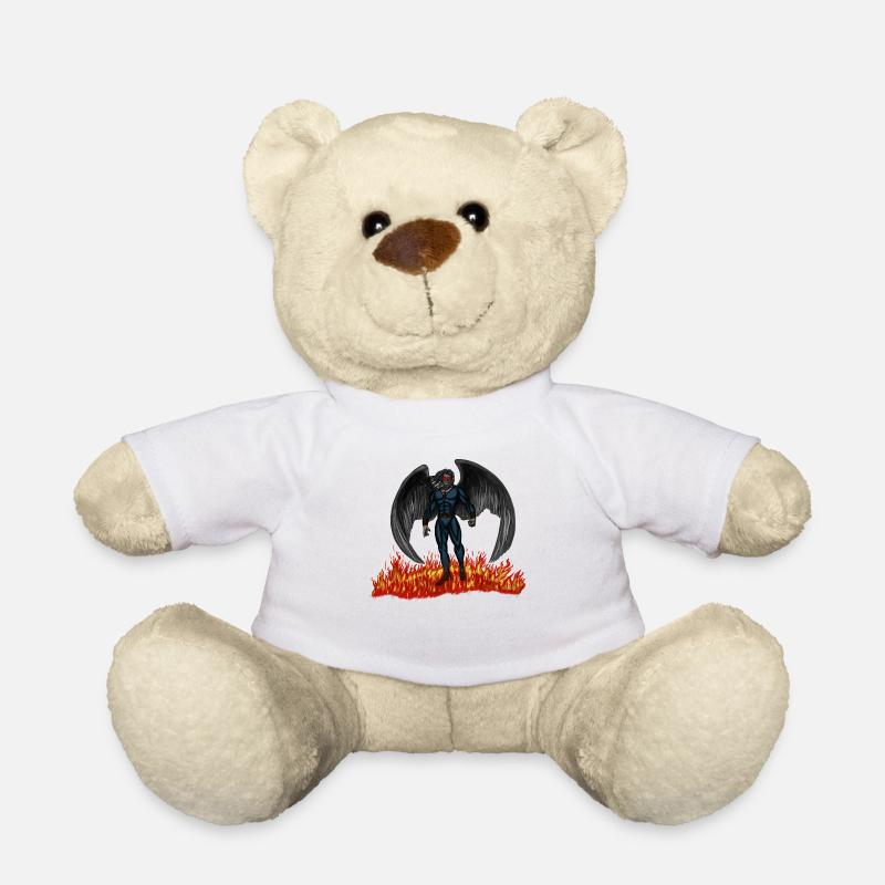 Superheld - Teddy - Weiß