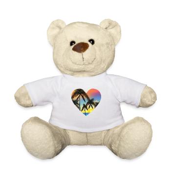 Sommerurlaub Insel Palmen Strand Sonne Palme - Teddy - Weiß - Vorne