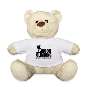 Adjust your altitude - Teddy Bear - white - Front