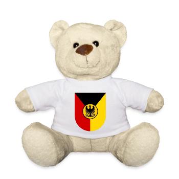 Das deutsche Vaterland - Teddy - Weiß - Vorne