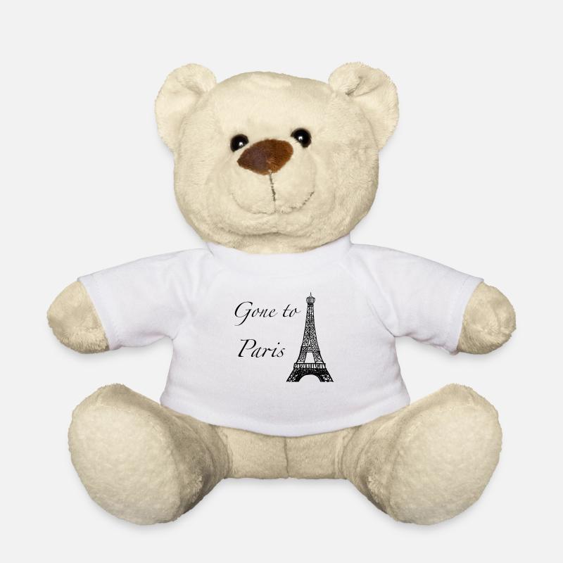 Gone to Paris - Teddy - Weiß