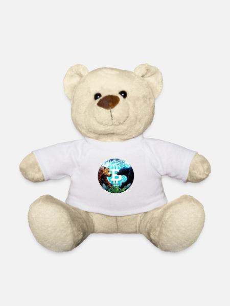 Bitcoin Bull - Teddy - Weiß