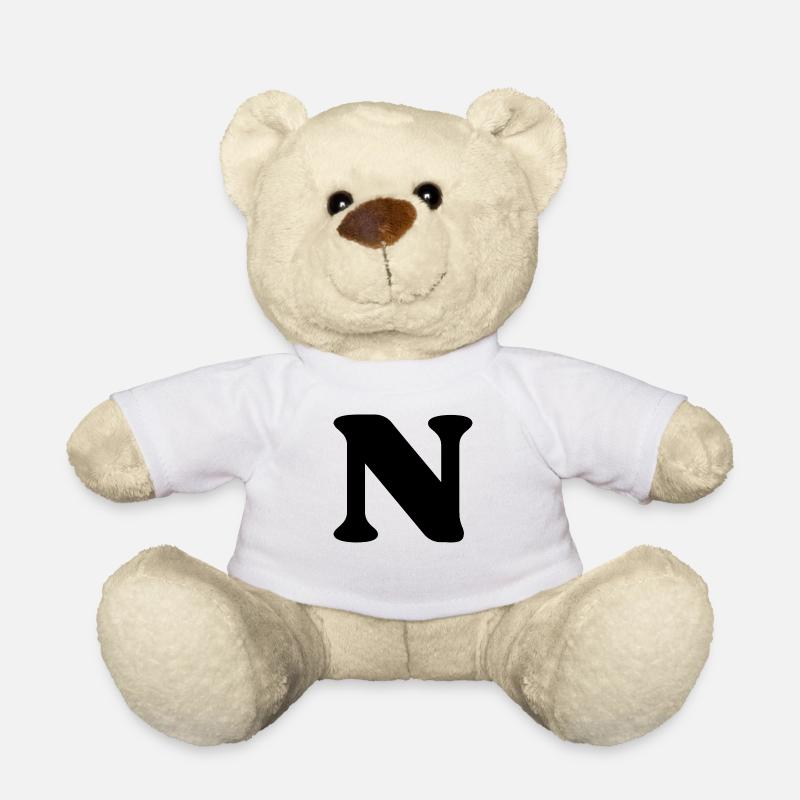 Buchstabe n - Teddy - Weiß