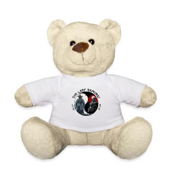 ying yang samurai - Nounours - blanc - Devant