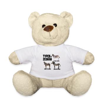 Arten von Zebras, Liste der Zebrarassen Tierliebhaber - Teddy - Weiß - Vorne
