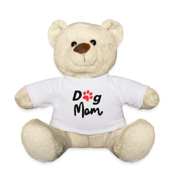 Hunde Mutter mit Pfote - Teddy - Weiß - Vorne