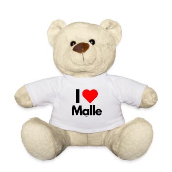 Malle I love Malle - Teddy - Weiß - Vorne