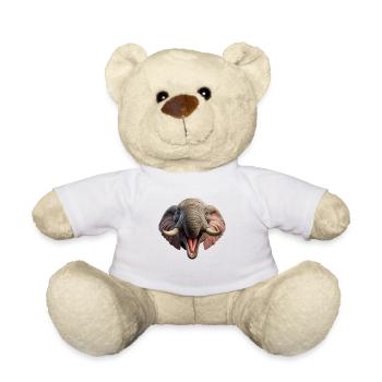 Lachender Elefant 2 - Teddy - Weiß - Vorne