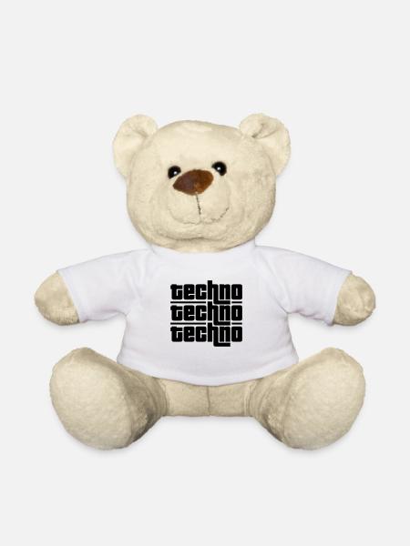Techno Techno Techno - Teddy - Weiß