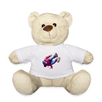 Breakdance Pas De Danse - Nounours - blanc - Devant