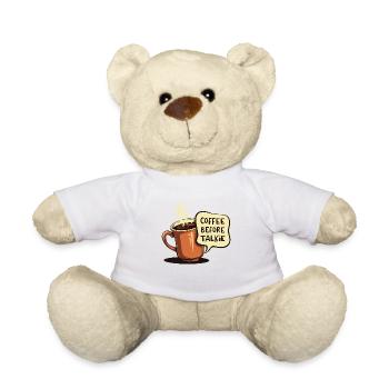 LE CAFÉ AVANT LE TALKIE - Nounours - blanc - Devant