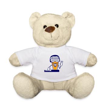 Fête Bière Mixeur Verre Alcool Boisson - Nounours - blanc - Devant