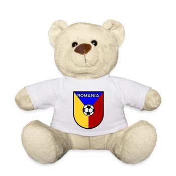 Footballeurs roumains - Nounours - blanc - Devant