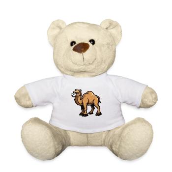 camel - Teddy Bear - white - Front