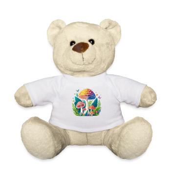 Fantasy Mushroom - Teddy Bear - white - Front