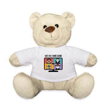 Just One More Scene - Teddy Bear - white - Front