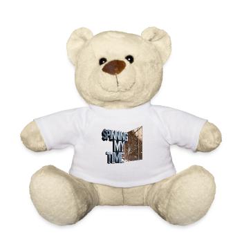 Ich drehe meine Zeit - Teddy - Weiß - Vorne