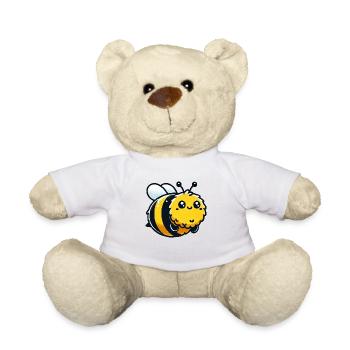 bumblebee bee - Teddy Bear - white - Front