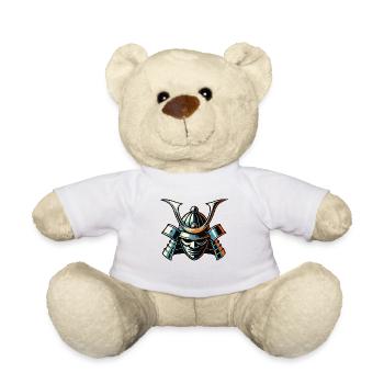 samurai maske - Teddy - Weiß - Vorne