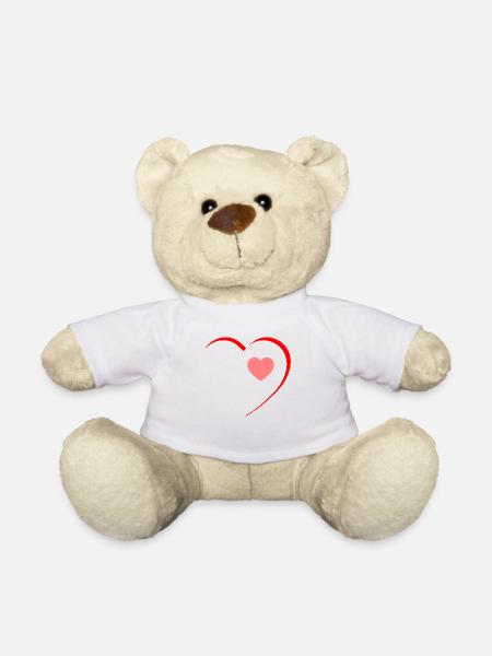 Have a big heart - Teddy Bear - white