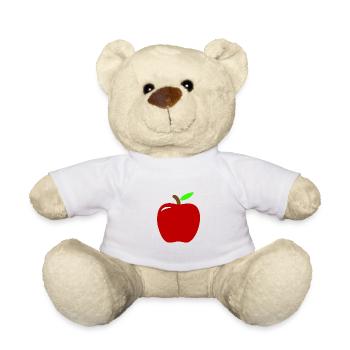 Apfel - Teddy - Weiß - Vorne
