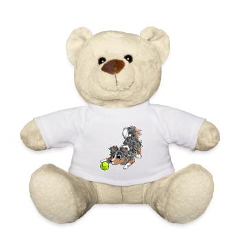 Die süßesten Shetlandinseln - Teddy - Weiß - Vorne