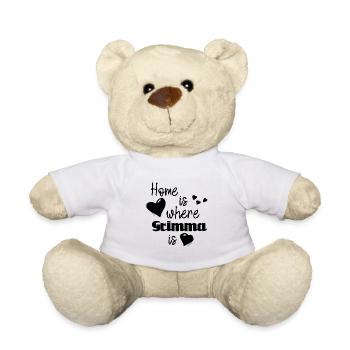 Zuhause in Grimma - Home is where Grimma is - Teddy - Weiß - Vorne
