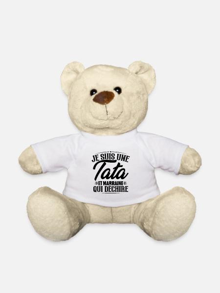 Je suis une tata et marraine qui déchire - Nounours - blanc