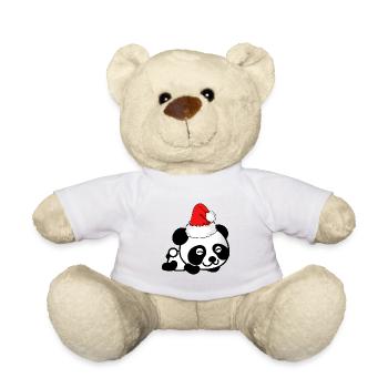 Panda Christmas sweet panda bear advent - Teddy Bear - white - Front