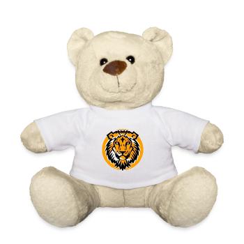 Löwenkopf Tier Löwin 404 o - Teddy - Weiß - Vorne