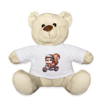 Motorrad Gurken Abenteuer Freiheit - Teddy - Weiß - Vorne