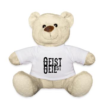 Geist ist Geil - Teddy - Weiß - Vorne