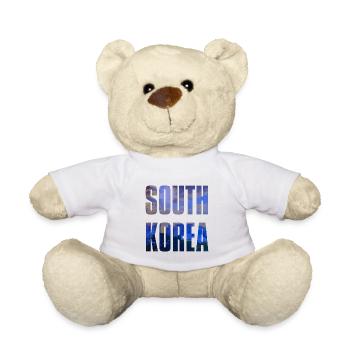 South Korea - Teddy Bear - white - Front