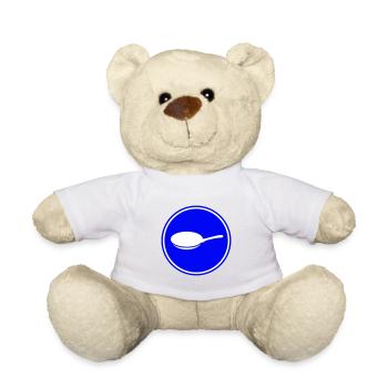 Pan Icon - Teddy Bear - white - Front