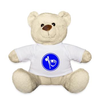 Base-ball - Nounours - blanc - Devant