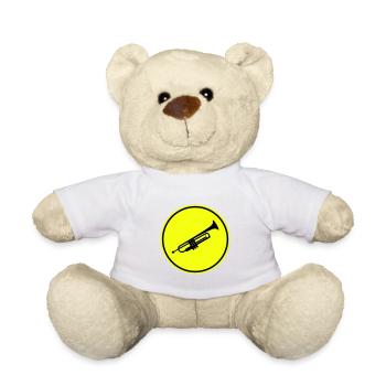 Trompete musik - Teddy - Weiß - Vorne