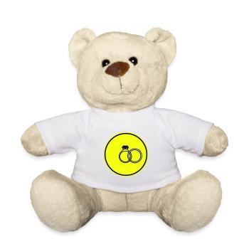 Symbole des alliances - Nounours - blanc - Devant