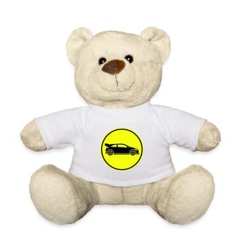 Coureur automobile - Nounours - blanc - Devant