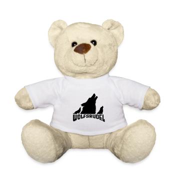Wolfsrudel Rudel Wolf Wölfe Frende Party Campen - Teddy - Weiß - Vorne