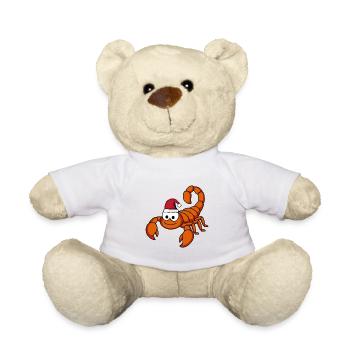 Noël comique du Scorpion - Nounours - blanc - Devant